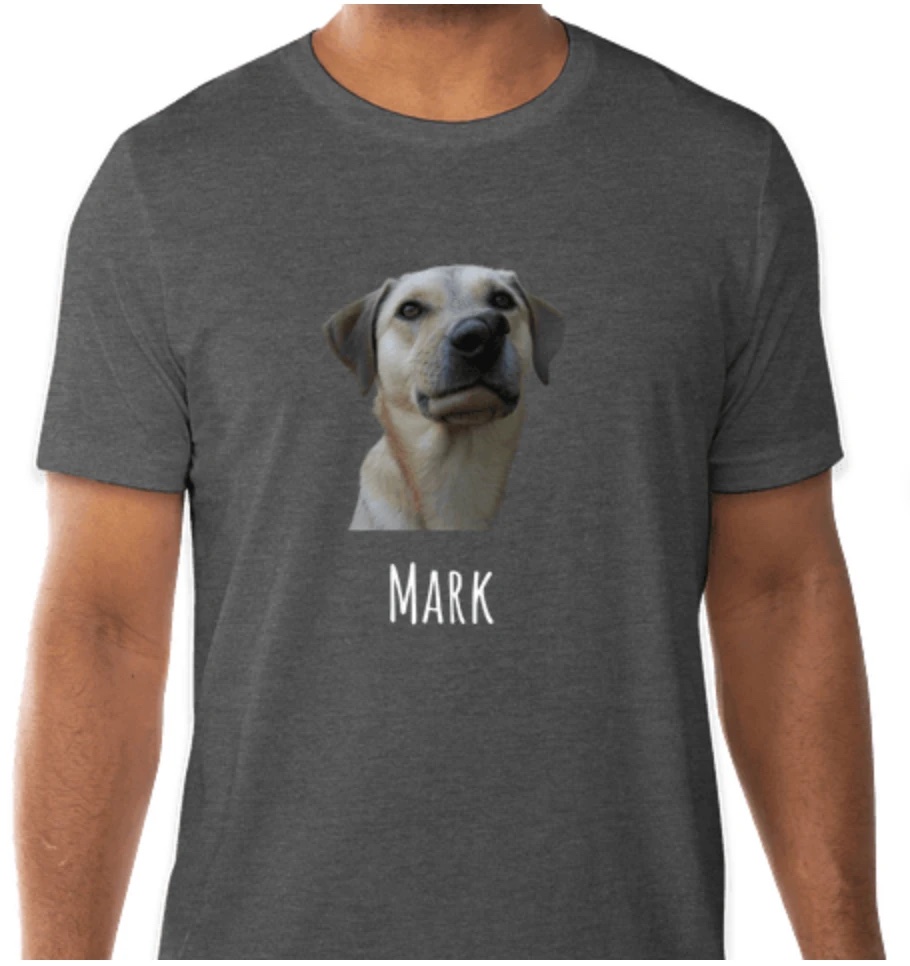 Mark T-shirt, dark grey heather